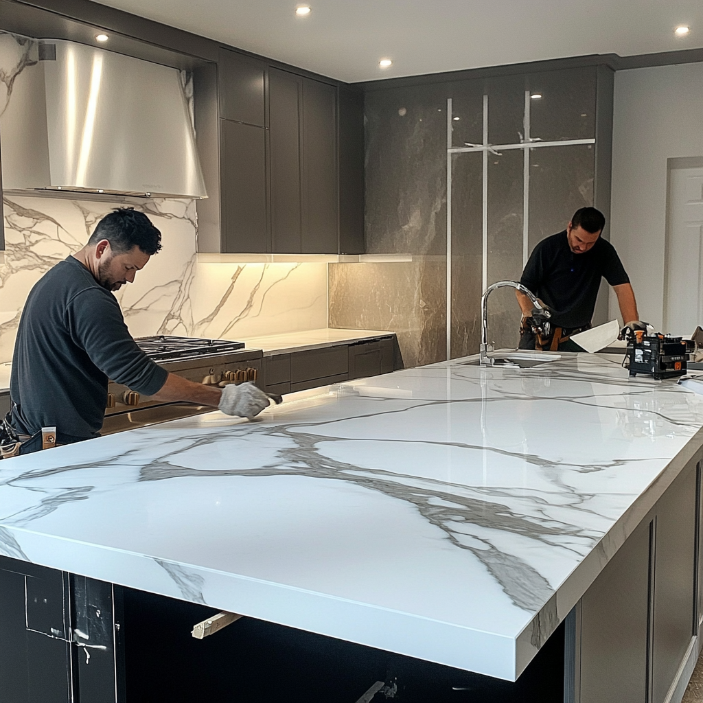 installation marble